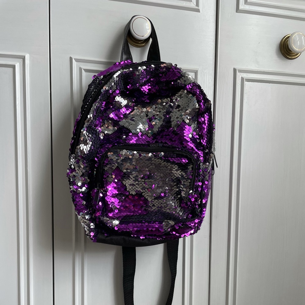 perfect condition mini sequin backpack